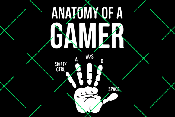 Anatomy of a Gamer T-Shirt Design