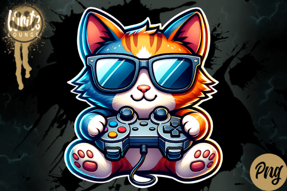 Cat Gaming Gamer Nerd: The Ultimate Creator Asset