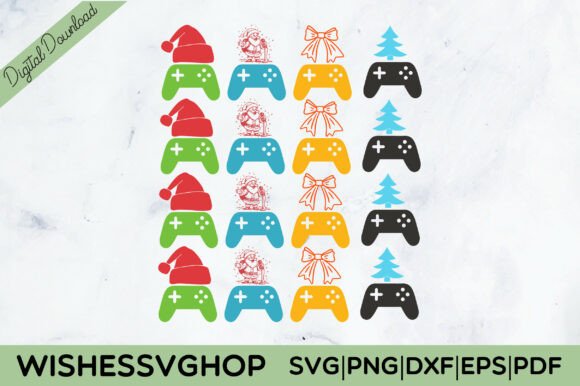Christmas Gaming Controller T-Shirt for Kids