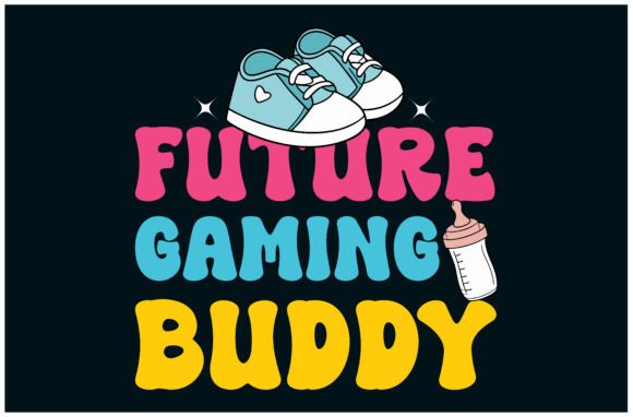 Future Gaming Buddy & Gamer Tee Design Assets