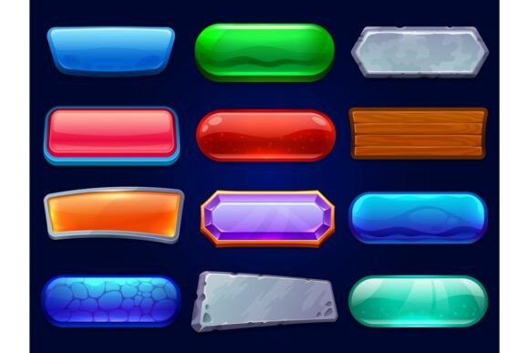 Game Buttons. Gaming Options Panel: A Practical Evaluation for UI Design