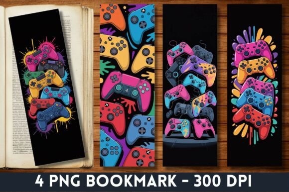 Gaming Controller Stack Splash Bookmark: Evaluating a Versatile Digital Design Resource