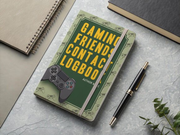Gaming Friends Contact Log Cover Design
