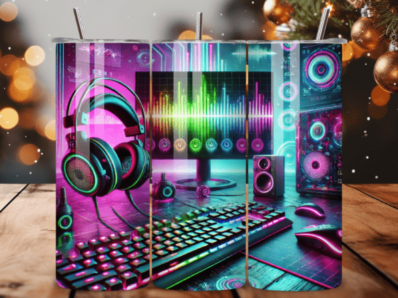 Gaming Gift Tumbler Wrap Sublimation