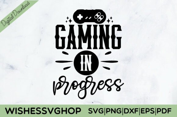 Gaming in Progress SVG PNG: Unlocking Creative Digital Craft Projects