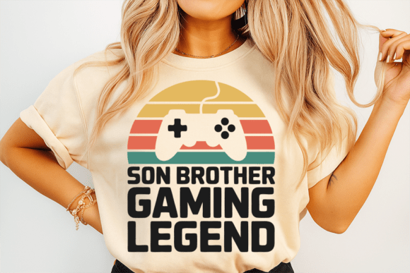 Gaming Legend Design with Controller: Elevate Your Retro Gaming Brand