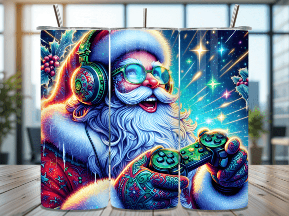 Gaming Santa Headset Tumbler Wrap Design: A Practical Guide for Creators