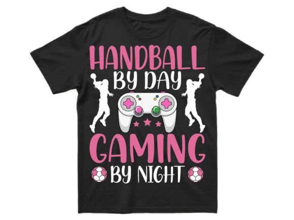 Handball by Day Gaming by Night SVG: A Design That Speaks to Two Worlds