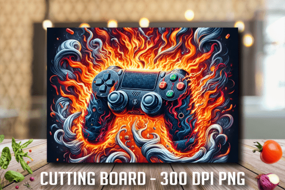How the Inferno Gaming Controller Cutting Board Redefines Kitchen Customization Through Sublimation