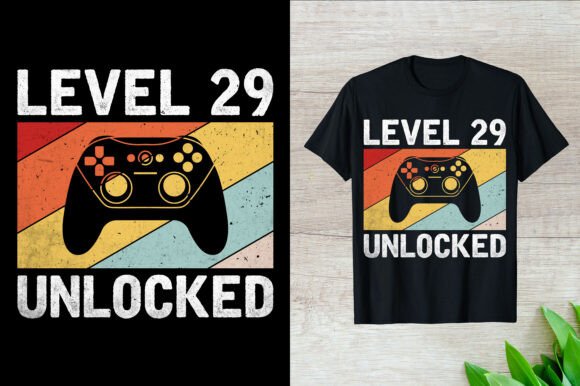 Level 29 Unlocked Gaming T-Shirt