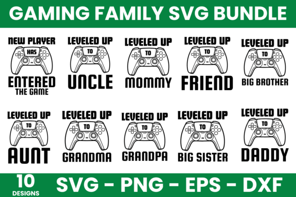 Level Up Gaming Birthday SVG Bundle: Your Ultimate Design Resource for Gaming-Themed Celebrations