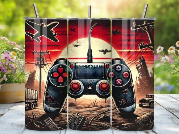 Level Up Your Drinkware: The World of Various Gaming Elements Design Tumbler Wraps