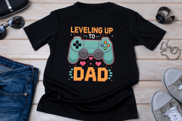 Leveling Up to Dad Gaming T-Shirt Design: Strategic Value for Creators and Small Business Owners
