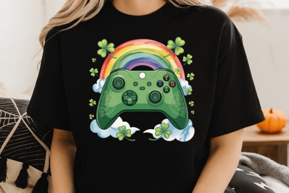 St Patrick’s Day Gamer PNG: Where Lucky Gaming Meets Festive Design