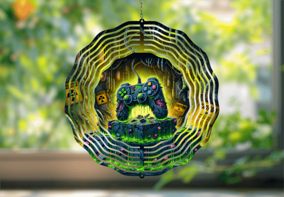 The Biohazard Gaming Controller Wind Spinner: Merging Digital Culture with Kinetic Outdoor Art